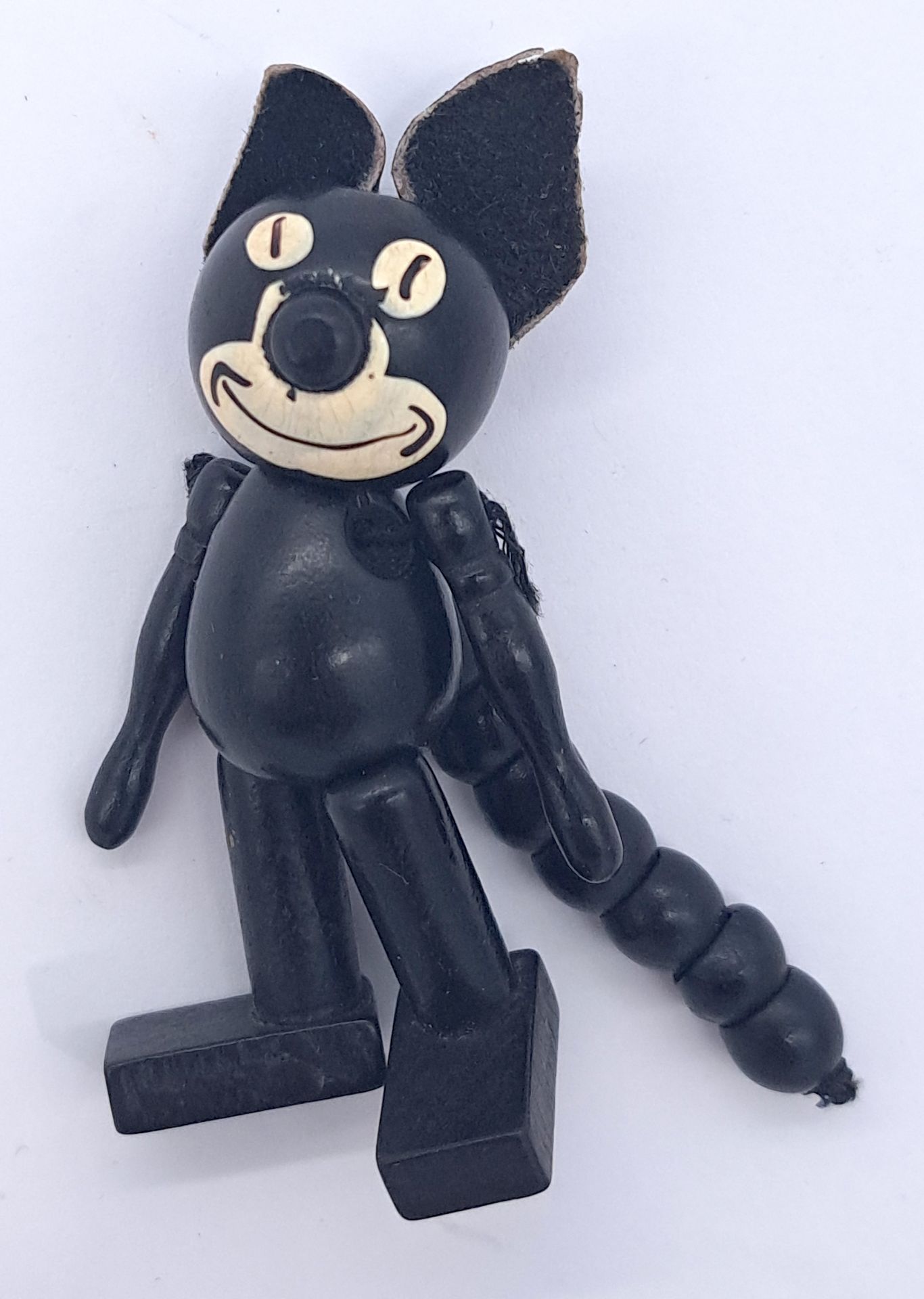 Felix the Cat vintage articulated wooden figure