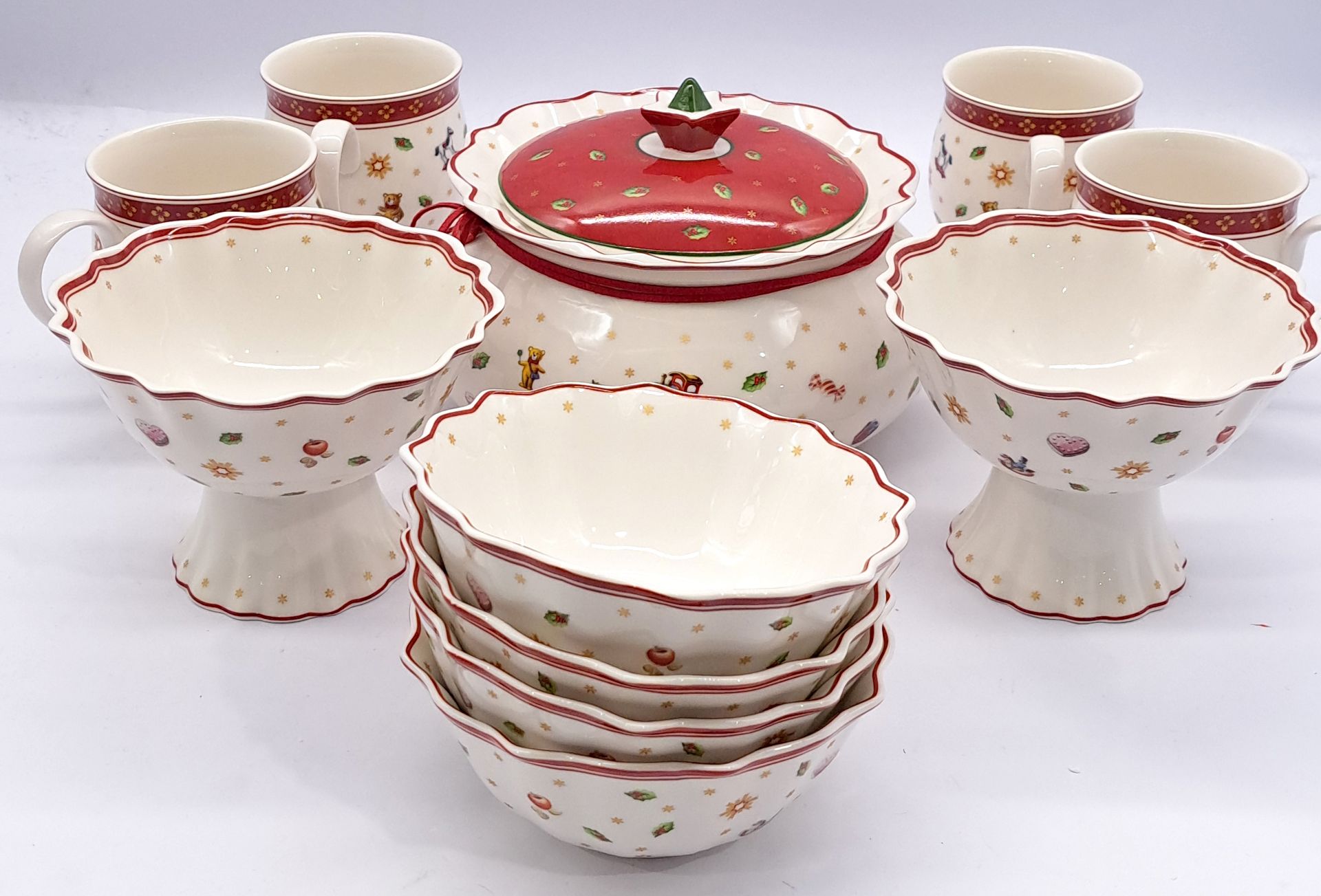 Villeroy & Boch: collection of "Toy's Delight" porcelain bowls and mugs - Bild 2 aus 2