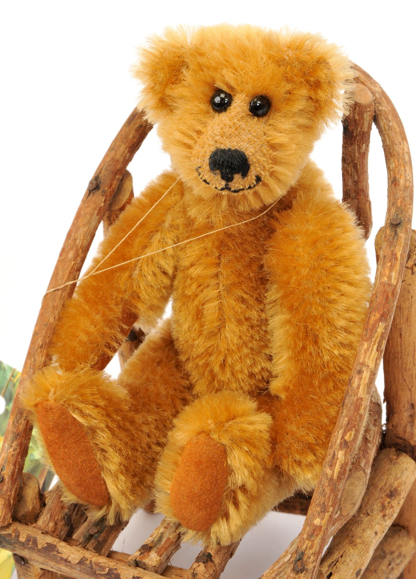 Artist designed miniature teddy bear pair - Image 3 of 3