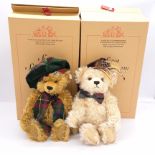 Steiff pair of Scottish teddy bears