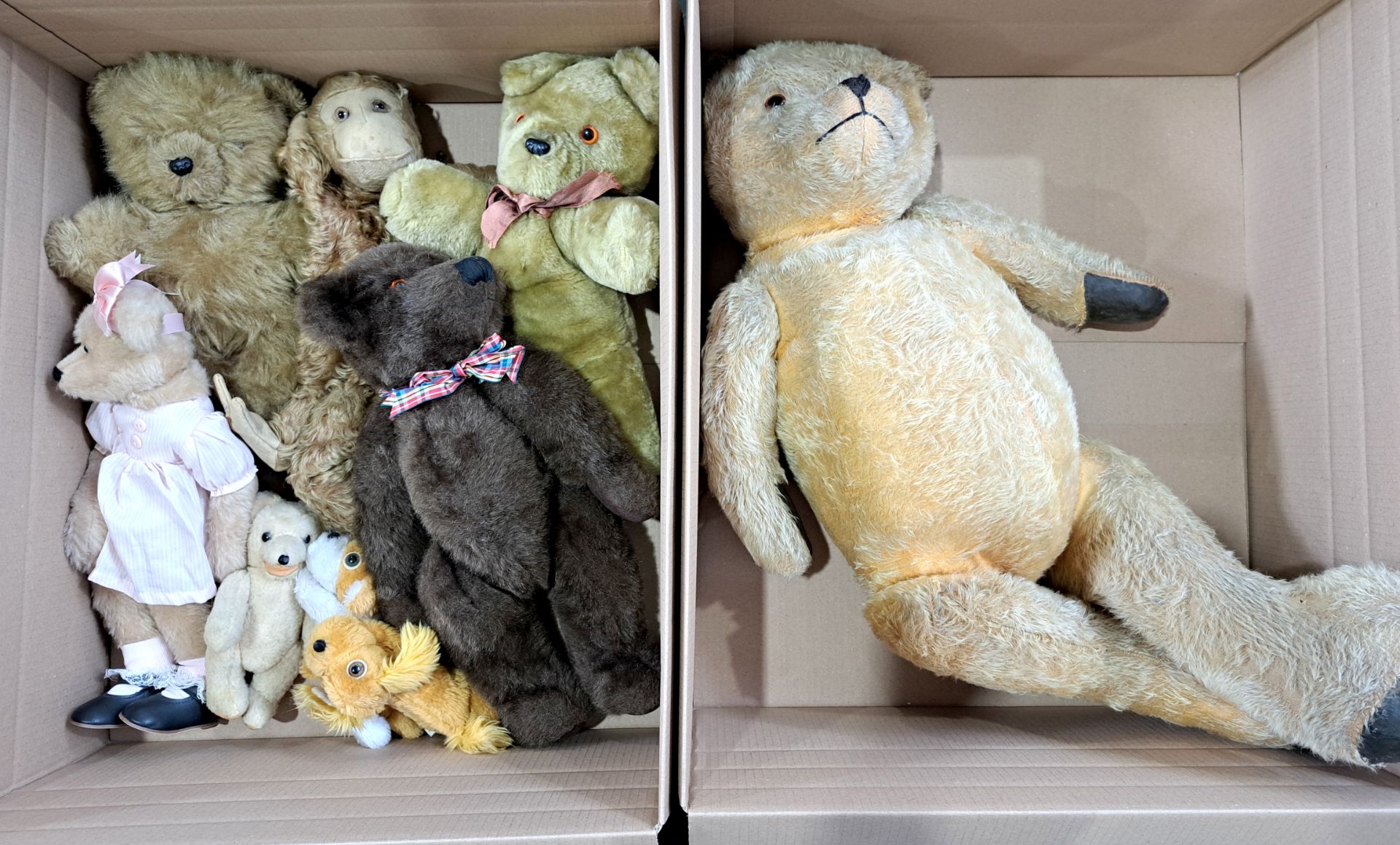 Collection of vintage teddy bears