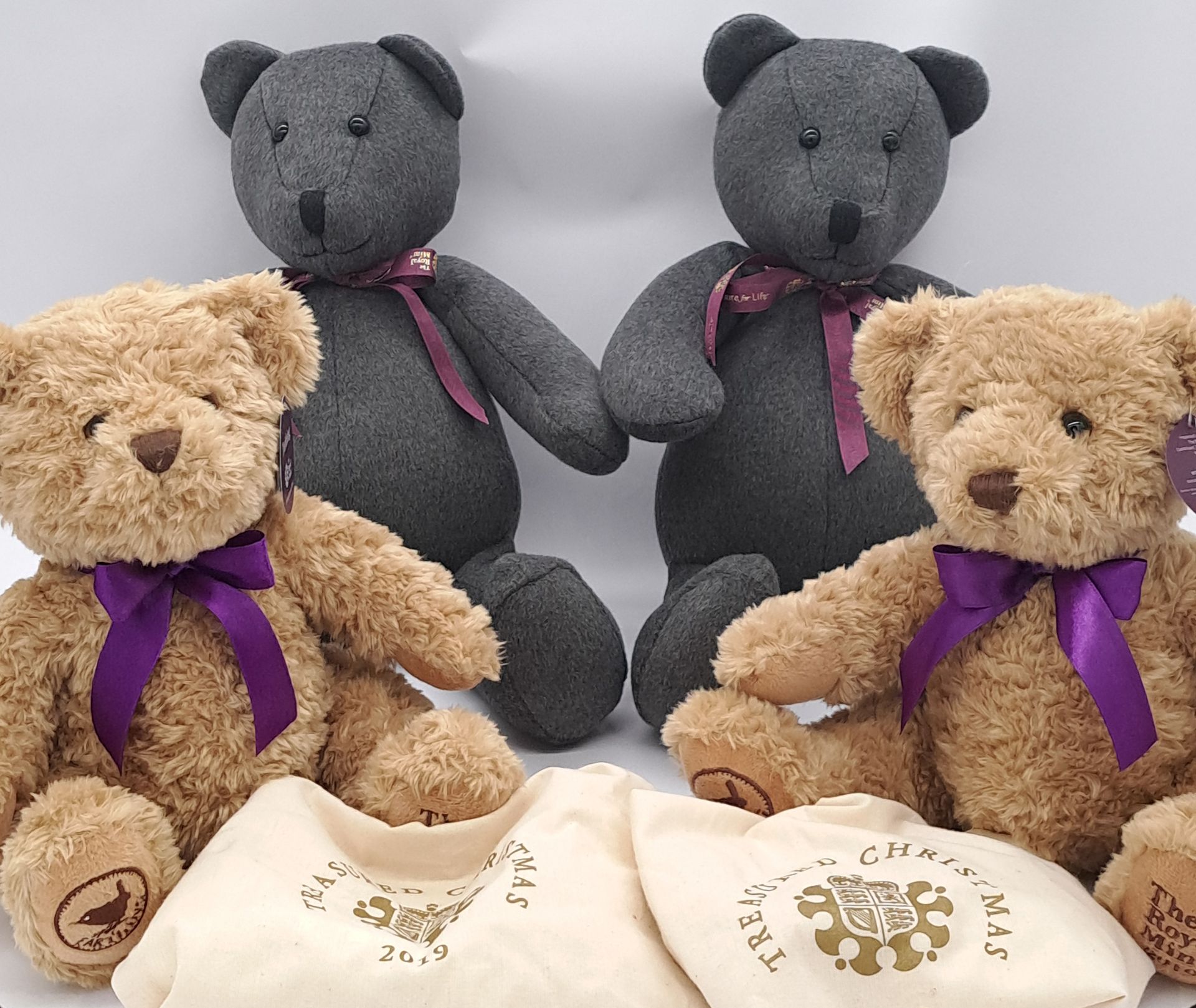 Royal Mint group of limited edition teddy bears