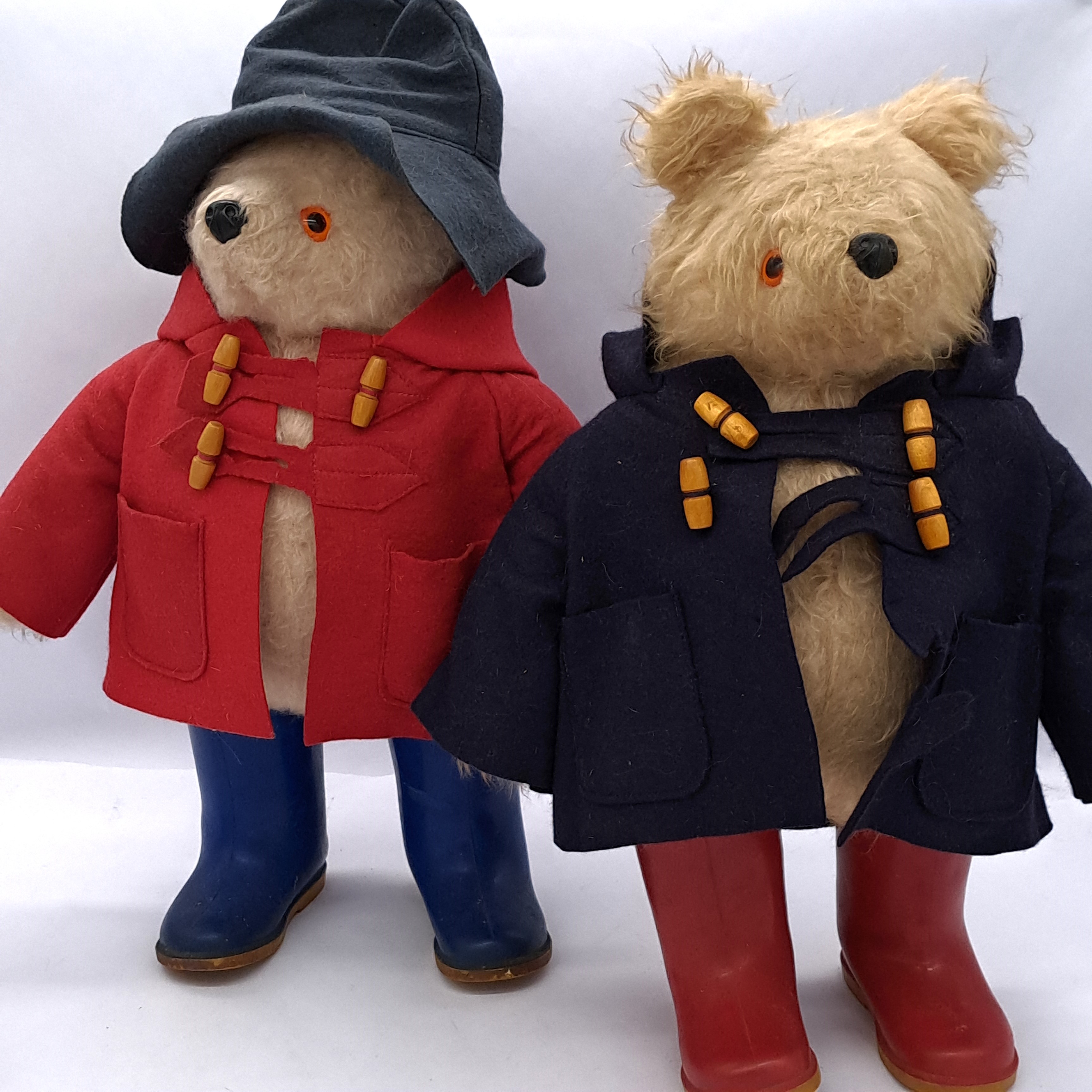 Gabrielle Designs pair of vintage Paddington Bear teddy bears