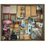 Assortment of doll's house furniture, accessories and miniatures