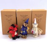 Deb Canham three artist designed miniature teddy bears