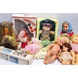 Mixed collection of dolls