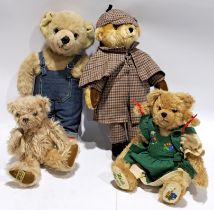 Merrythought and Hermann-Spielwaren group of teddy bears