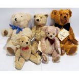 Dean's Rag Book, Canterbury Bears and others: collection of teddy bears