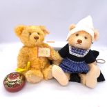Steiff pair of Holland (Netherlands) exclusive teddy bears