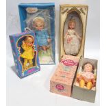Collection of boxed vintage dolls including Pedigree