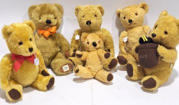 Collection of vintage teddy bears 