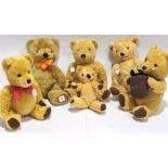 Collection of vintage teddy bears 