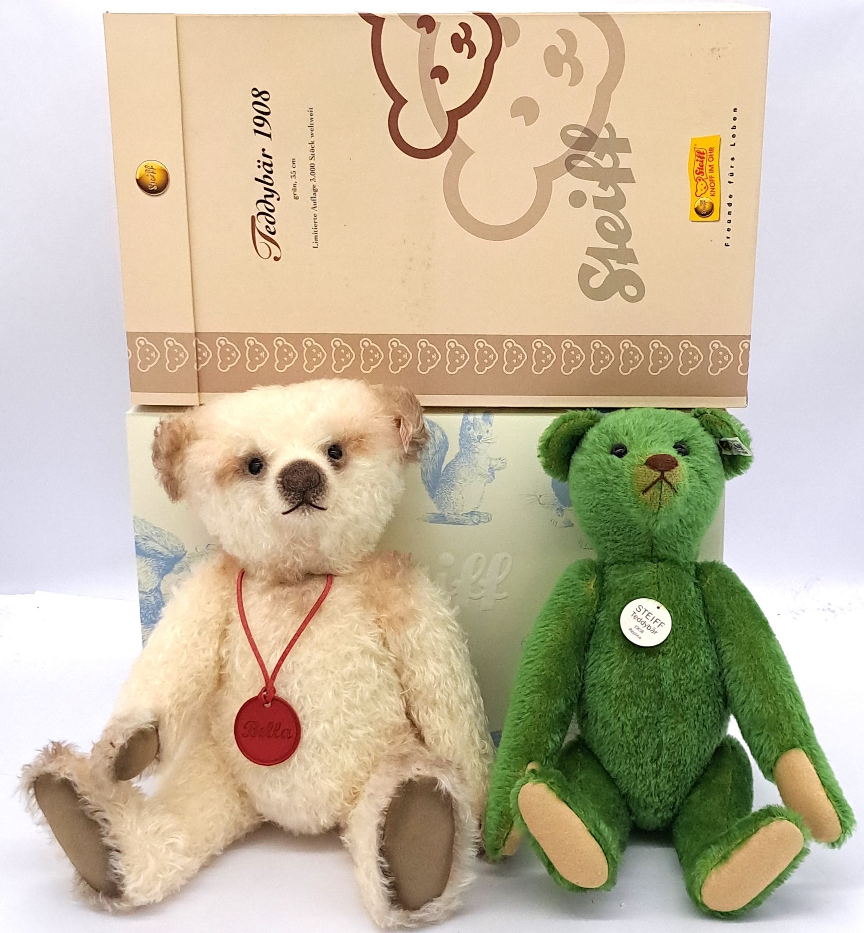 Steiff pair of teddy bears