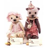 Toggle Teddies pair of artist designed bears