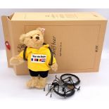 Tour de Steiff teddy bear and bicycle set