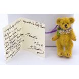 Tomoko Suenaga/Jodie's Bears Fioretta miniature artist bear