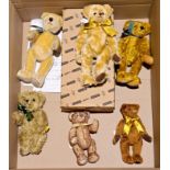 Dean's Rag Book collection of smaller mohair teddy bears