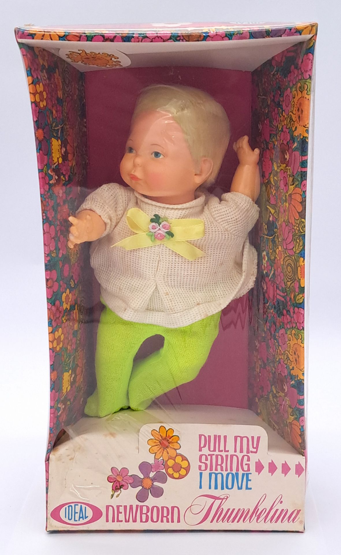 Ideal Newborn Thumbelina vintage baby doll