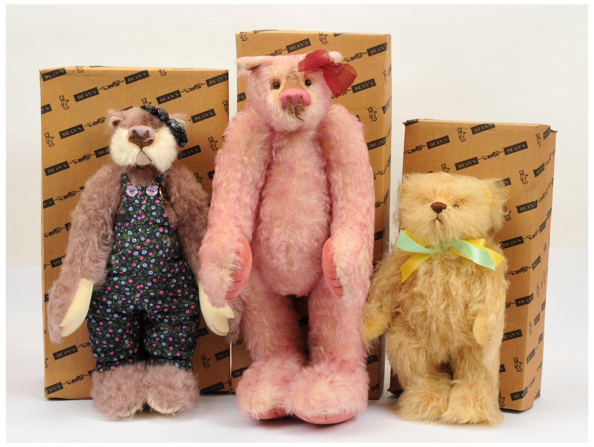Dean's Rag Book trio of teddy bears