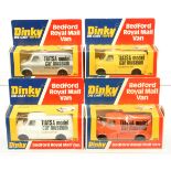 Dinky Toys 410/412 Bedford Promotional Vans "Tiatsa Model Car Museum" Group Of 4  -  (1) Silver ,...