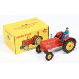 Dinky Toys 300 Massey Ferguson Tractor - Red, yellow hubs (plastic to front), figure driver and m...