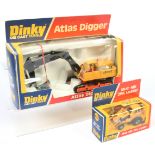 Dinky Toys 437 Muir Hill 2-Wheeled Loader "Taylor Woodrow" - Yellow body, cast hubs, black interi...