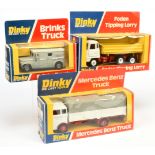 Dinky Toys Group Of 3 To include (1) 275 "Brinks" Armored truck, - Grey, cast hubs (2) 432 Foden ...