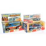 Dinky Toys 201 Plymouth Stock Car - Blue body with "426 C.L 34" on sides, bonnet and boot, red in...