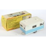 French Dinky Toys 564 Caravane Caravelair - Two-Tone light blue and white including plastic draw ...