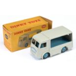 Dinky Toys 490 Electric dairy Van "Express Dairy" - Grey body, mid-blue inner back and rigid hubs