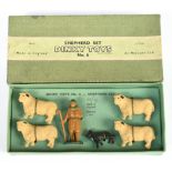 Dinky Toys 6 O Gauge " Shepherd " Figure Set - Containing 6 pieces - Including shepherd, dog and ...