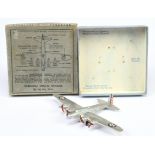 Dinky Toys 62G Boeing Flying Fortress - Silver metal wheels and propellers and with red,white and...