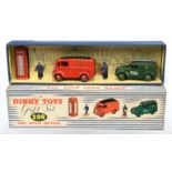 Dinky Toys 299 "Post Office Telephones" Gift Set To Include Morris Commercial "Royal Mail", Morri...