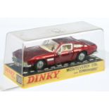 Dinky Toys 190 Monteverdi 373L - Maroon body, white interior, chrome trim and cast detailed hubs 