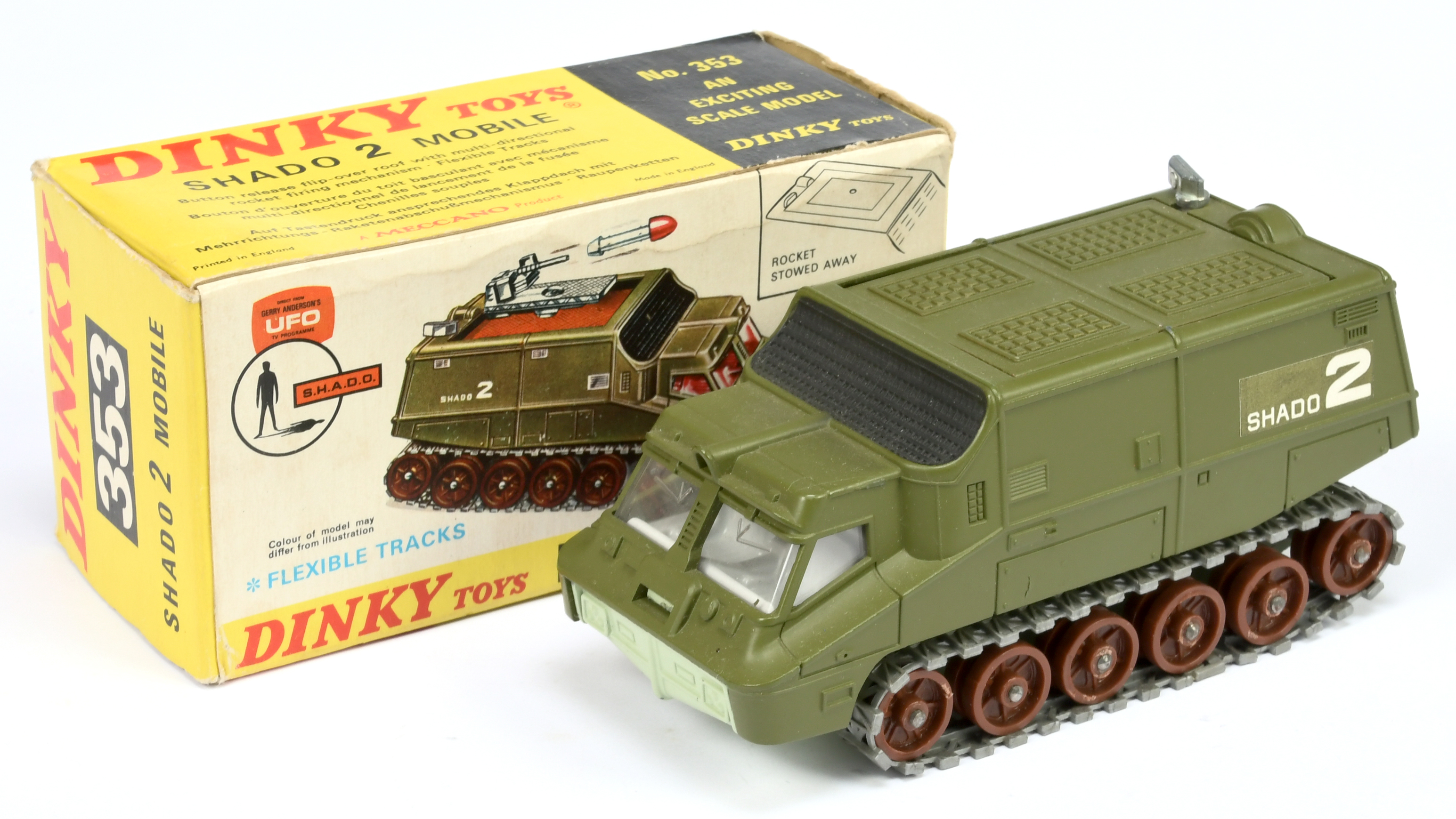 Dinky Toys 353 "UFO"  Shado 2 Mobile   - Green including roof, pale green base, pale grey interio...