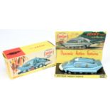 Dinky Toys 104 " Captain Scarlet" Spectrum Pursuit Vehicle - Blue body and base, white front bump...