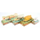 Dinky Toys Group Of 4 - (1) 250 Mini "Police" Car, (2) 675 Motor Patrol Boat, (3) 678 Air Sea Res...