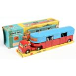 Corgi Toys 1130 "Chipperfields Circus" Bedford Tk Horse transporter  - Red cab and back with blue...