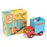 Corgi Toys 503 "Chipperfields Circus" Bedford Giraffe Transporter  - Red with blue plastics  lemo...