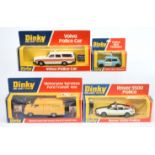 Dinky Toys Group Of 4 To Include (1) 243 Volvo "Police" Car - White, cast hubs with accessories (...