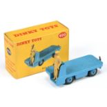 Dinky Toys 400 BEV Electric Truck - Mid-blue including rigid hubs with smooth tyres, tan figure a...