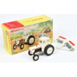 Dinky Toys 325 David Brown Tractor Set -To Include David Brown 990 Selectamatic tractor - White i...