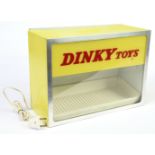 Dinky shop Display case - "dinky Toys New Models Every Month"  - tinplate case with perspex windo...