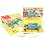 Dinky Toys 102 "joe 90" Joe's Car - Metallic Aqua - White, chrome, red rear thrurster, spun hubs ...