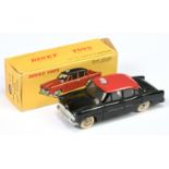 French Dinky Toys 542 (24ZT) Simca Ariane "Taxi" - Black body, red roof with box, silver trim and...