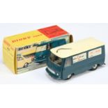 French Dinky Toys 570 Peugeot J7 van "Allo-Fret" - Blue body, off white roof, grey interior, silv...