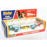 Dinky Toys 360 "Space 1999" Eagle Freighter - White, blue, red including side and rear thrusters 