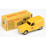 French Dinky Toys 562H Citroen  Van "ANWB/Wehrmacht" - Yellow body, chrome concave hubs and silve...