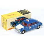 Dinky Toys 282 Austin 1800 "Taxi" - Blue body with white bonnet and boot, red interior, silver tr...