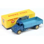 Dinky Toys 418 Leyland Comet Wagon With Hinged Tailboard -Two-Tone Blue, light beige supertoy hub...